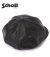 LEATHER NEWSBOY CAP