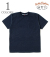 吊り編みインディゴTシャツ
