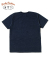 吊り編みインディゴTシャツ
