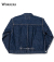 T-Back, 14.7 oz, Indigo Raw Denim, Buckle Back
