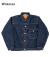 13.75oz, Indigo Raw Denim Jacket, Buckle Back