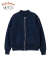 INDIGO REVERSIBLE ZIP SWEAT
