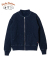 INDIGO REVERSIBLE ZIP SWEAT