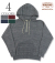 HARF ZIPPED SWEAT HOODIE