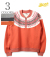 COZUN Half Zip Snowflake Patterned Sweat
