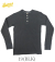 WAFFLE HENLEY-NECK  CREW L/S TEE