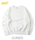 AZUMA DROP NEEDLE RIBBED CREW NECK SWEAT
