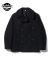BUZZ RICKSON'S WILLIAM GIBSON COLLECTION 36oz. WOOL MELTON BLACK P-COAT