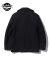 BUZZ RICKSON'S WILLIAM GIBSON COLLECTION 36oz. WOOL MELTON BLACK P-COAT