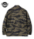 BLACK TIGER PATTERN JACKET OVER DYE