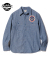 BUZZ RICKSON'S BLUE CHAMBRAY WORK SHIRTS 30th ANNIVERSARY MODEL WITH EMBROIDERED