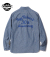 BUZZ RICKSON'S BLUE CHAMBRAY WORK SHIRTS 30th ANNIVERSARY MODEL WITH EMBROIDERED