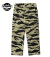 GOLD TIGER STRIPE TROUSERS SHORT LENGTH