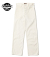 TROUSERS, WORKING, WHITE TWILL
