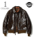 BUZZ RICKSON'S A-2 ROUGHWEAR CLOTHING CO. ANILINE HAND FINISHED
