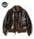 BUZZ RICKSON'S A-2 ROUGHWEAR CLOTHING CO. ANILINE HAND FINISHED