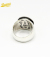 BARNS Antique Button with Silver Ring