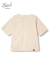 Short Sleeve Henley Sweatshirt