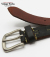 VINTAGE WORKS ハンドメイドレザーベルト 茶芯