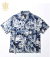 INDIGO HUNDLED TIGER SHIRTS