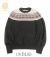 SNOW PATTERN DERBY SWEAT