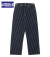 8oz. SPECIAL WOVEN STRIPE DENIM WAIST OVERALLS