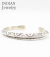 NAVAJO STAMPED SILVER BANGLE Wylie Secatero
