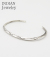 NAVAJO STAMPED SILVER BANGLE Elaine Tahe