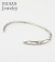 NAVAJO STAMPED SILVER BANGLE Elaine Tahe