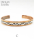 Navajo Copper×Silver Bangle
