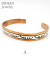 Navajo Copper×Silver Bangle
