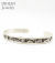 Navajo Stampede Silver Bangle