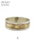 NAVAJO STAMPED SIVER 15KGF RING