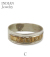 NAVAJO STAMPED SIVER 17KGF RING