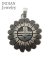 Hopi Overlay Silver Pendant Head Ronald Wadsworth