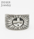 Hopi Overlay Silver Ring Ronald Wadsworth