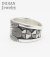 Hopi Overlay Silver Ring Ronald Wadsworth