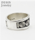 Hopi Overlay Silver Ring Ronald Wadsworth