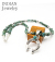Navajo Naja Rough Cut Turquoise Necklace Louise Joe