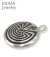 Hopi Overlay Silver Pendant Moody Lomayaktewa