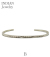 Navajo Stampede Silver Bangle Elaine Tahe