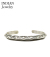 Navajo Stamped Silver Triangle Bangle Kevin Ramone
