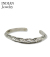 Navajo Stamped Silver Triangle Bangle Kevin Ramone