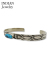 Navajo Stampede Silver Bangle Henry Mariano Morenci Tq.