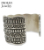 Navajo Stampede Silver Bangle Orville White