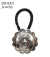 Navajo Stampede Silver Concho Hair Tie