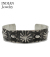 Navajo Repousse Silver Bangle Jearald Tahe