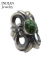 Navajo Sand Cast Ring Sonoran Gold Tq. Harrison Bitsue