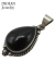 Navajo Silver Head Onyx Johnny Dixon