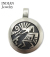 Hopi Overlay Silver Pendant Lucion Koinva